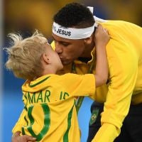 Neymar chora com homenagem do filho, Davi Lucca, em aniversário. Veja!
