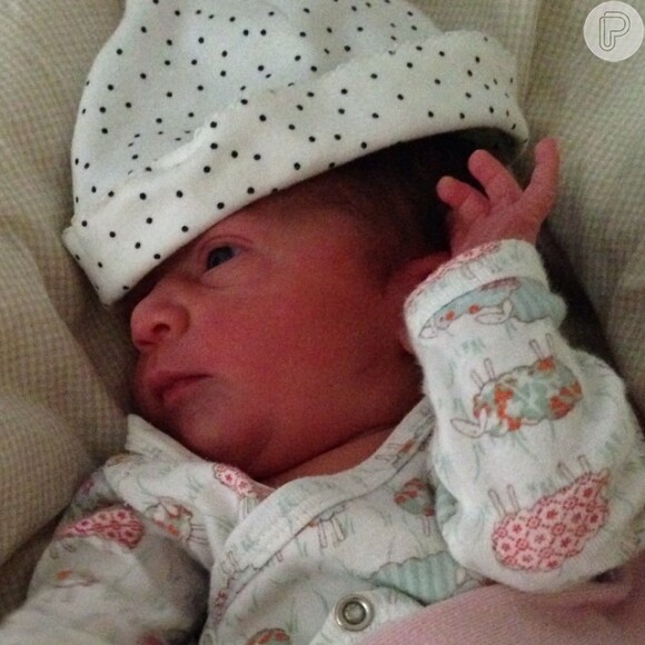 Maria nasceu nesta sexta-feira, 6 de junho de 2014, na Casa de Saúde São José, no Humaitá, Zona Sul do Rio de Janeiro