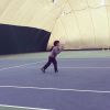 Além do futebol, Luca, filho de Kaká com Carol Celico, gosta de jogar tênis