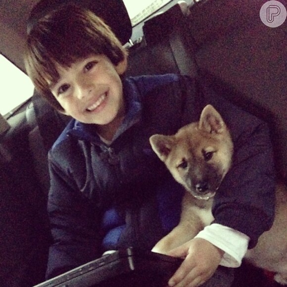 Luca é filho do jogador de futebol Kaká com a blogueira Carol Celico