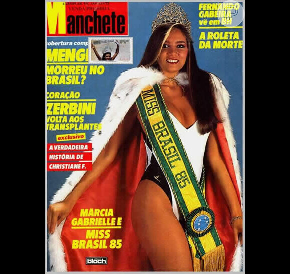Márcia Gabrielle ganhou o título de Miss Brasil 1985