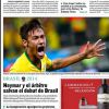 O jornal 'El Mundo' afirmou que Neymar e o árbitro garantiram a vitória do Brasil