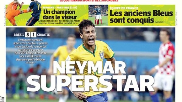 Neymar marca 2 gols para o Brasil e é destaque em jornais mundiais: 'Superstar'