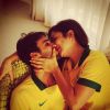 Ivete Sangalo e Daniel Cady curtiram o jogo do Brasil no maio clima de romance. 'Não existe ela sem ele, nem ele sem ela