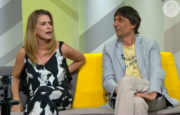 Maitê Proença criticou Claudia Leitte durante o programa