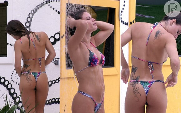 Nathália Casassola participou da oitava edição do reality show e quando entrou no 'BBB13', voltou com o corpo mais definido