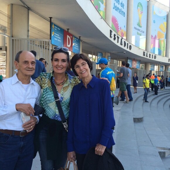 Eunice Bernardes, mãe de Fátima Bernardes deu entrada no Hospital Barra D'Or, na Zona Oeste do Rio de Janeiro, na tarde desta sexta-feira, 27 de junho de 2014