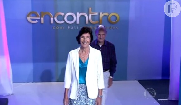 Fátima Bernardes recebeu os pais no programa 'Encontro'