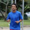 Marcos Palmeira é flagrado fazendo exercício físico na Zona Sul do Rio