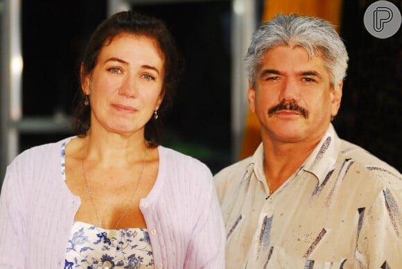 Em 'A Favorita', a personagem de Lilia Cabral sofria com os maus tratos do marido, vivido por Jackson Antunes