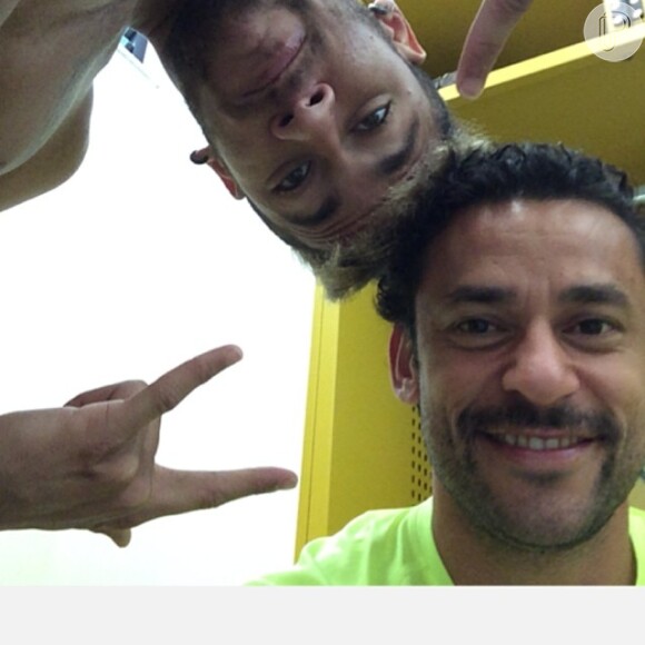 Fred está concentrado na Granja Comary com Neymar e com os outros craques da Seleção Brasileira