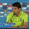 Thiago Silva conversou com jornalistas na tarde de 3 de julho
