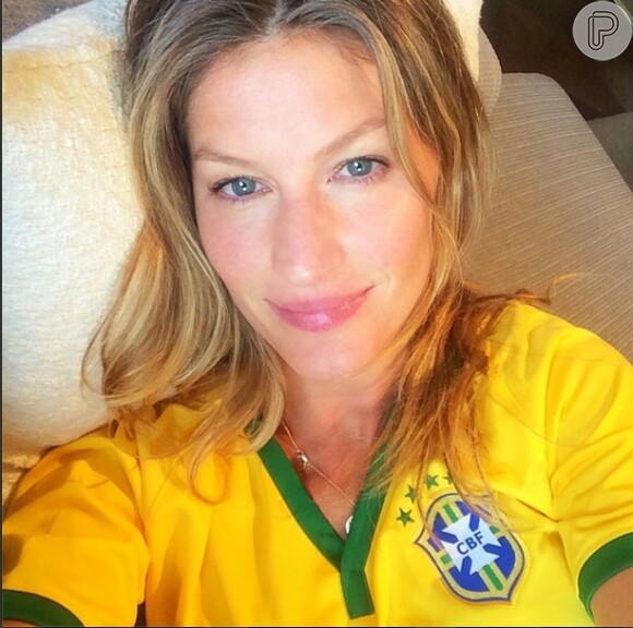 Gisele Bündchen vem ao Brasil levar a taça ao campeão desta Copa do Mundo