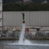 Edson Celulari praticou flyborad na tarde desta sexta-feira, 11 de julho de 2014, no Rio de Janeiro