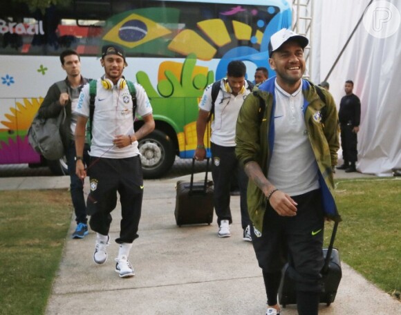 Neymar está em Brasília com a Seleção Brasileira para acompanhar disputa pelo terceiro lugar da Copa do Mundo