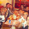 Daniel Alves jantou com Fernanda no restaurante Paris 6 após a final da Copa em São Paulo
