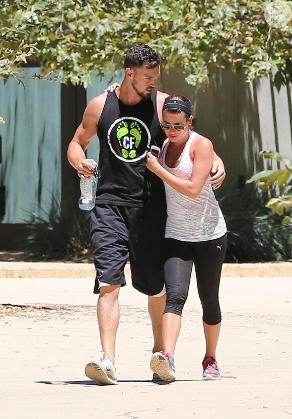 Lea Michele e Matthew Paetz estão namorando há poucos meses