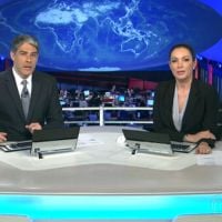 William Bonner soluça no 'Jornal Nacional' e telespectadores comentam gafe