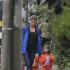 Grazi Massafera busca a filha Sofia na escola na Barra da Tijuca, na Zona Oeste do Rio de Janeiro, na quarta-feira, 27 de agosto de 2014