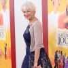 Helen Mirren esbanjou simpatia no lançamento do filme 'A 100 Passos de um Sonho', em Nova York, no início de agosto