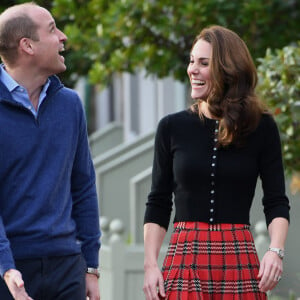 Kate Middleton e Príncipe William se divertiram com a 'neve' durante o evento