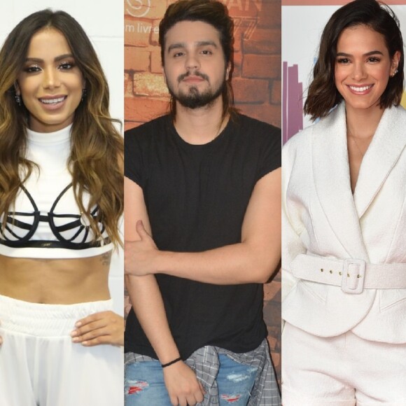 Luan Santana contou que além de Bruna Marquezine também já ficou com Anitta