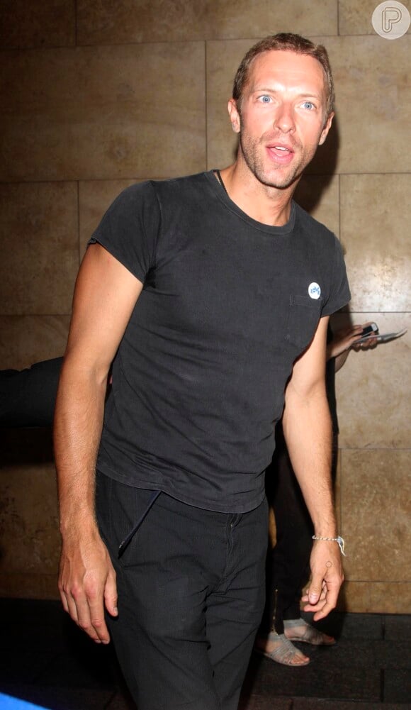Chris Martin é vocalista da banda Coldplay