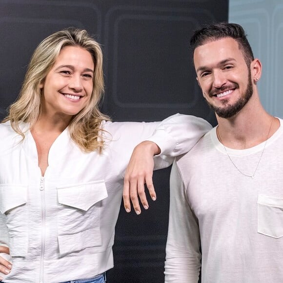 Fernanda Gentil entrevistou Diego Hypólito na despedida do 'Esporte Espetacular'