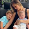 Andressa Suita detalhou a rotina com os filhos, Gabriel e Samuel, no Instagram