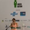 Juliana Paes prestigia cerimônia de encerramento do evento Green Nation 2014, no Rio