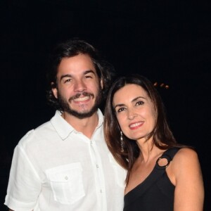 Fátima Bernardes comemorou a chegada de 2019 com o namorado, Túlio Gadêlha