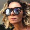 O óculos de sol estilo tartaruga também é uma das apostas de Giovanna Antonelli