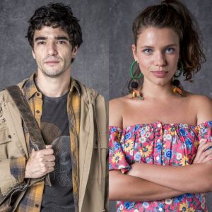 Na novela 'O Sétimo Guardião', Geandro (Caio Blat) salvará Lourdes (Bruna Linzmeyer) de estupro