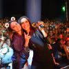 Ivete Sangalo e Alinne Rosa se apresentam juntas no Bololô Musical, em Salvador, na Bahia, em 19 de setembro de 2014