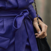 Tendências da Moda de Rua da Paris Fashion Week: blazer com amarração
