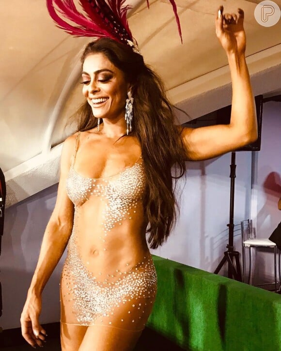 Juliana Paes intensifica os cuidados com o corpo com a proximidade do Carnaval, mas alguns cuidados fazem parte da rotina de beleza da atriz, rainha de bateria da Grande Rio