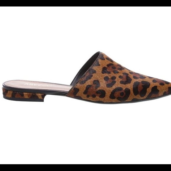 O mule bico fino Animal Print da Arezzo custa R$249,90 