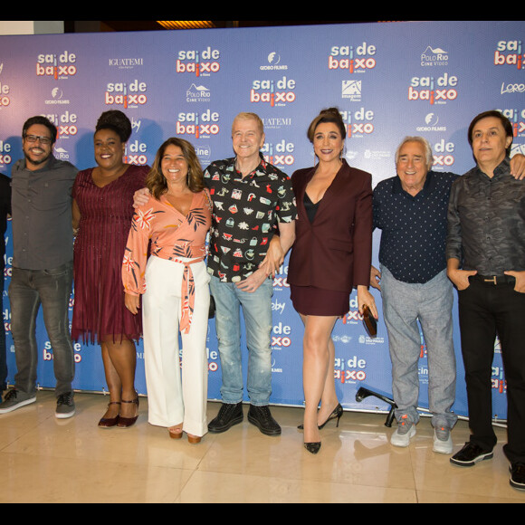 Famosos conferem a pré-estreia do filme 'Sai de Baixo', no Shopping Iguatemi, em São Paulo, na noite desta segunda-feira, 11 de fevereiro de 2019