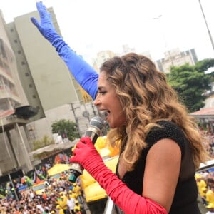 O bloco Pipoca da Rainha, de Daniela Mercury, promete arrastar multidão de cerca de 100 mil pessoas neste carnaval em São Paulo, no dia 10 de março de 2019, às 15h, na Rua da Consolação