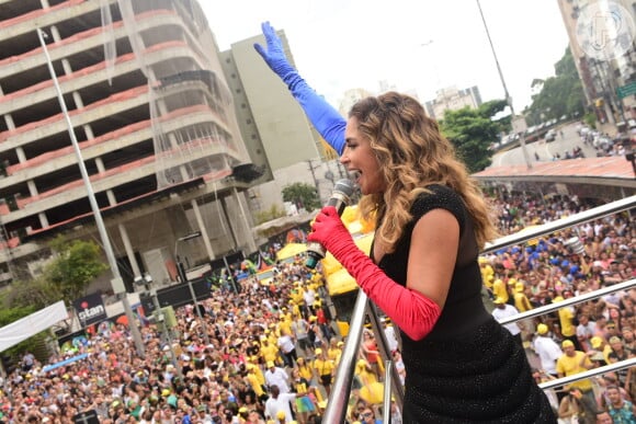 O bloco Pipoca da Rainha, de Daniela Mercury, promete arrastar multidão de cerca de 100 mil pessoas neste carnaval em São Paulo, no dia 10 de março de 2019, às 15h, na Rua da Consolação
