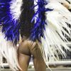 Erika Januza exibiu a boa forma ao desfilar pela Vai-Vai na madrugada deste domingo de carnaval, 3 de março de 2019