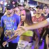 Neymar, a cantora Anitta e o surfista Gabriel Mendina entraram no local pela pista