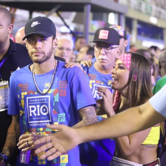 Neymar dividiu o mesmo camarote que a ex-namorada Bruna Marquezine