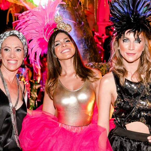 Bel Kutner, Luisi Valadao e Anne Lottermann se divertiram no Baile da Arara