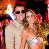Joaquim Lopes e Marcella Fogaça foram juntos ao Baile da Arara