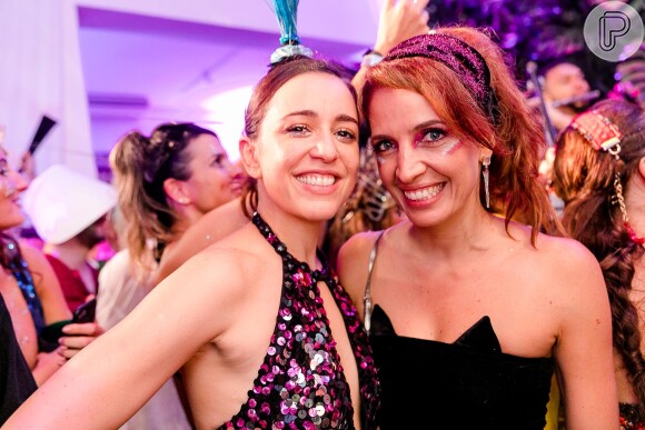 Roberta Sa e Poliana Abritta se encontraram no Baile da Arara, nesta terça-feira, 5 de março de 2019