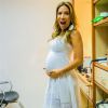 Patricia Abravanel engordou 18kg durante toda a gravidez 