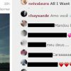 Chay Suede comenta foto de Laura Neiva no Instagram e se declara: 'Amo você'