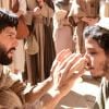 Na novela 'Jesus', Paula Richard mostrou Judas Tadeu (Ricky Tavares) sendo curado por Jesus (Dudu Azevedo) de cegueira: 'Quando não há nada a respeito, podemos criar, tomando cuidado para que seja crível'