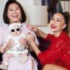 Família fashionista! Sabrina Sato, Zoe e dona Kika posam estilosas em clique nesta quarta-feira, dia 20 de março de 2019